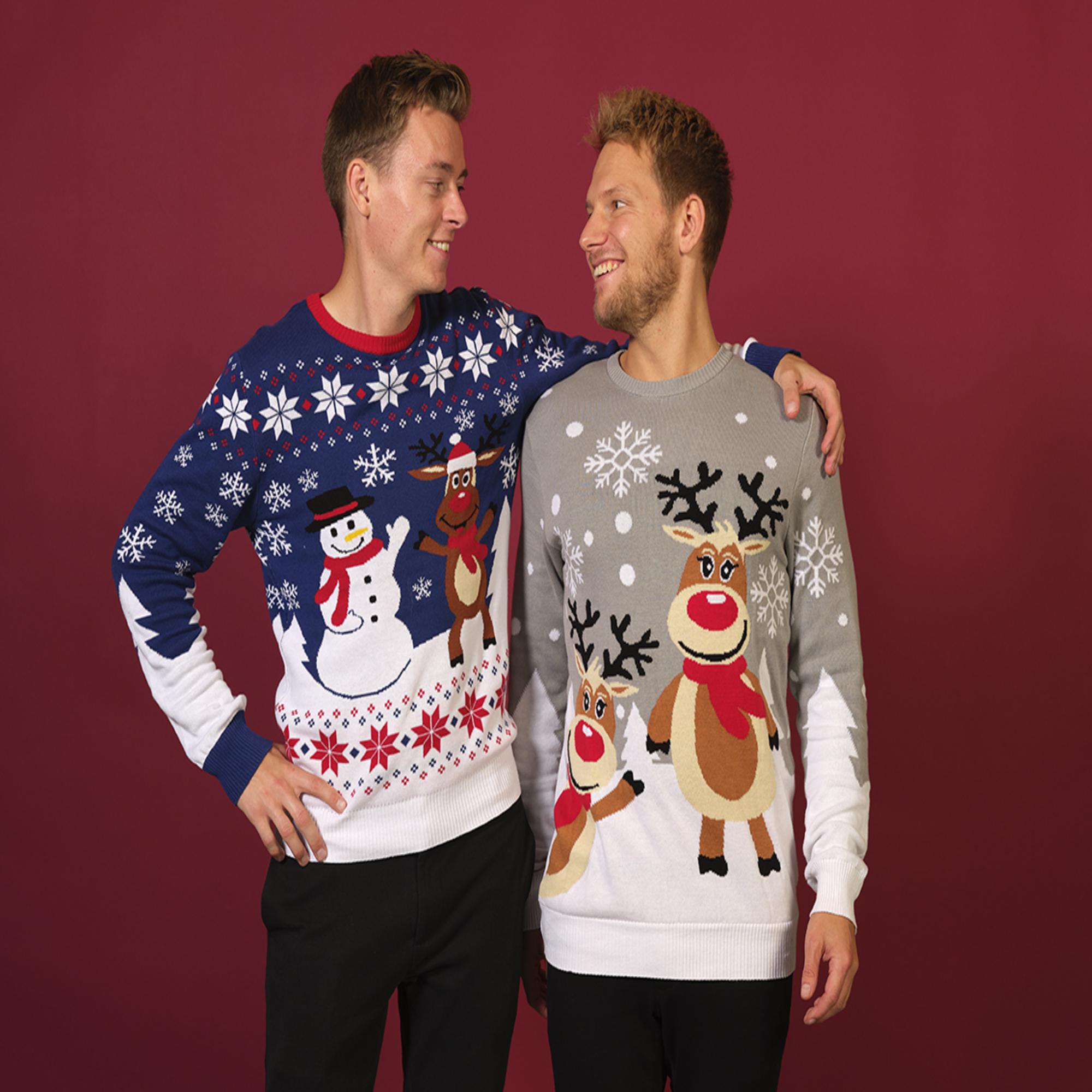 his and hers christmas pajamas - Illustration